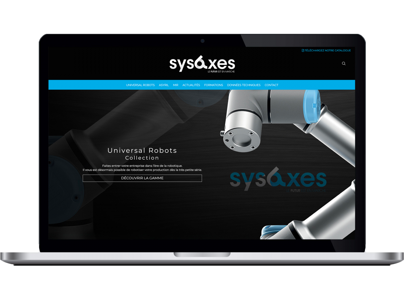 Page accueil site Sysaxes